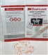 3M Dual-Lock™, transparentní, balení = 10 čtverečků 25 x 25 mm