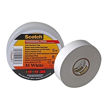 3M 35 Scotch Izolační páska, 19 mm x 20,1 m, bílá