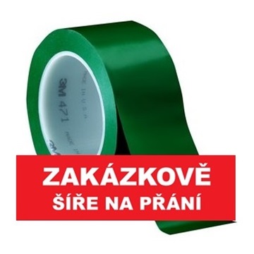 3M 471 PVC lepicí páska, 12 mm x 33 m, zelená