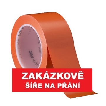 3M 471 PVC  lepicí páska, 50 mm x 33 m, oranžová