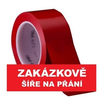 3M 471 PVC lepicí páska, 19 mm x 33 m, červená