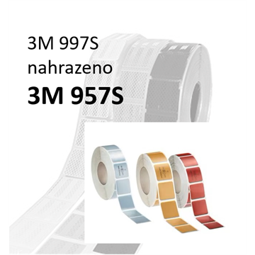 3M 997S Diamond Grade™ Reflexní pružné čtverce 50 x 50 mm na roli