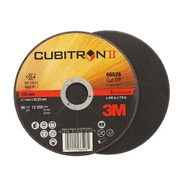 3M Cubitron™ II  Řezný kotouč T41, plochý, 115 x 1 mm, otvor 22 mm (65513)