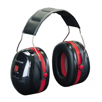 3M Peltor Optime II Mušlové chrániče sluchu, 30 dB, zelené, pro přilbu, H520P3E-410-GQ