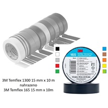 3M Temflex™ 1300 Elektroizolační PVC páska, 15 mm x 10 m