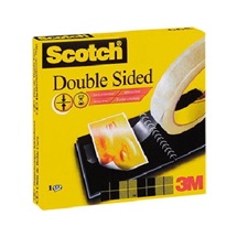 3M Scotch Oboustranně lepicí páska pro balení mnoha typů balíčků, transparentní, 12 mm x 33 m (665)